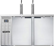 KC59-SS Keg Cooler 59" W, Three Keg Capacity & Stainless Steel Exterior