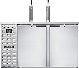 KC59-SS Keg Cooler 59" W, Three Keg Capacity & Stainless Steel Exterior