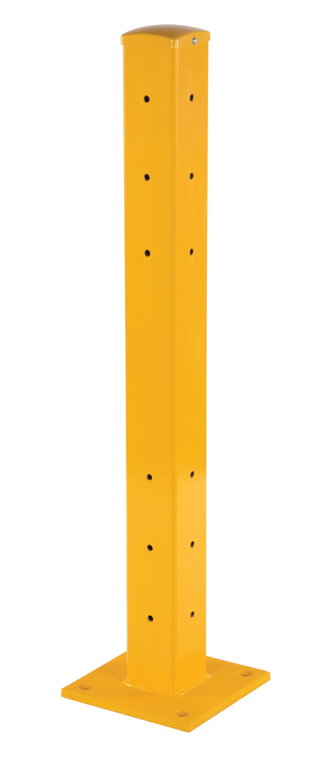 Steel Rigid Tube Post Drop in 42 in. for 3 Ribbed Drop in Style Guard Rails Yellow by Vestil – One Size, steel, Yellow, Model GR-F3R-DI-TP42-YL