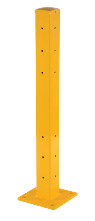 Steel Rigid Tube Post Drop in 42 in. for 3 Ribbed Drop in Style Guard Rails Yellow by Vestil – One Size, steel, Yellow, Model GR-F3R-DI-TP42-YL