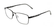E1170 Matte black 55/16/145 MAN Eyewear Frame by Flexon – 55/16/145, Plastic, Matte Black, Model FLEXON E1170