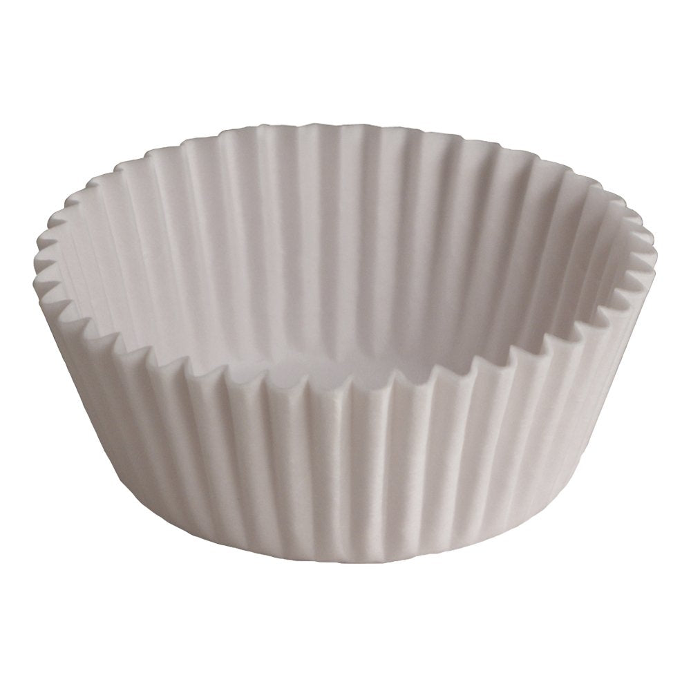 Fluted Baking Cup by Hoffmaster – 1 Ounce, Paper, White, Model 610010