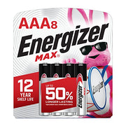 Energizer 8 Count (Pack of 1) / Multicolor / AAA AA