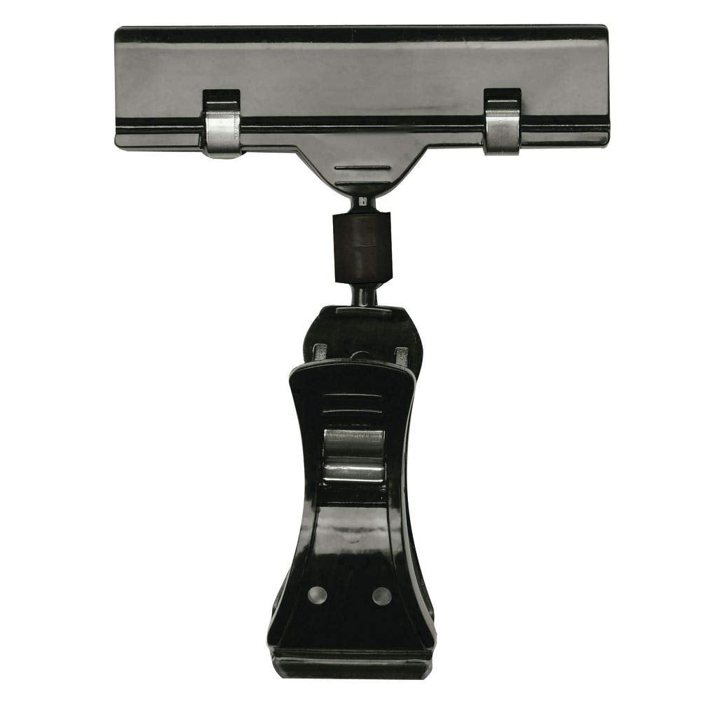 Black Clip On Sign Holders by Retail Resource – Model P23000-01R.BLK