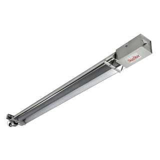 SunStar Propane Heater Infrared Vacuum Straight Tube by GUM – 122"L x 13"W x 6.25"H, Cast Iron Burner / Aluminum Reflectors, Model SIS150-40-L5