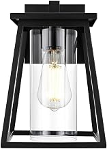 Lambert One Light Outdoor Wall Sconce Black