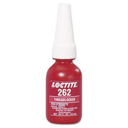 Loctite Red 262 High Strength Thread Locker by Henkel – 0.33 Fl Oz (Pack of 1), Adhesive or Resin-based Material, Red, Model 231926