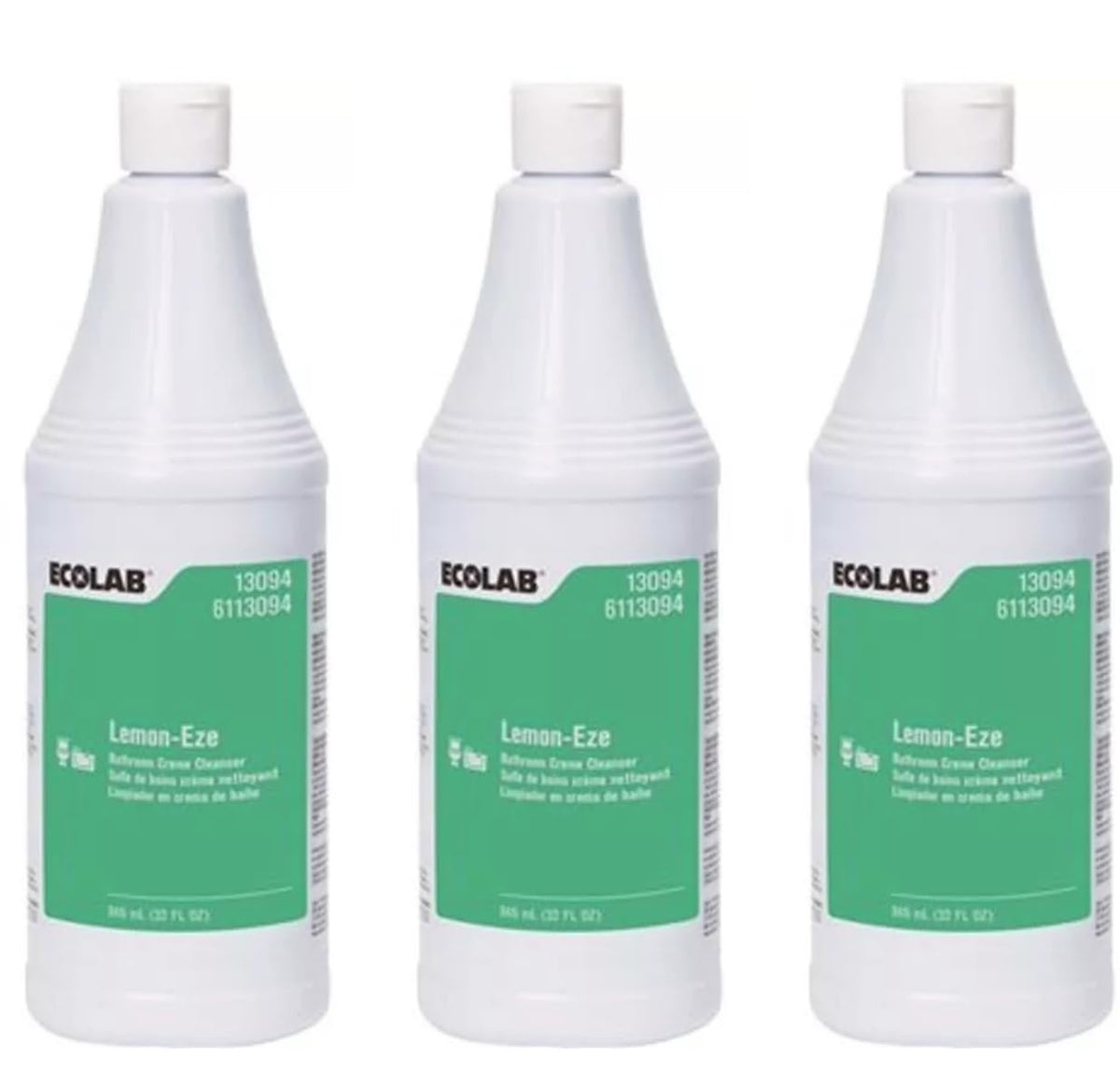 Lemon-Eze (3) by Ecolab – 16 Fl Oz (Pack of 2), Pack of 3, Model 6113094