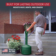Justrite Forest Green / 4 Gallon / Cease-Fire Smoking Receptacles