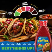Ortega Original Hot / 16 Ounce (Pack of 1) / Hot Taco Sauce