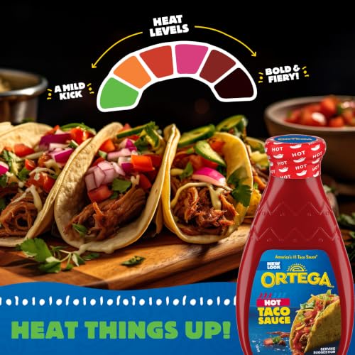 Ortega Original Hot / 16 Ounce (Pack of 1) / Hot Taco Sauce