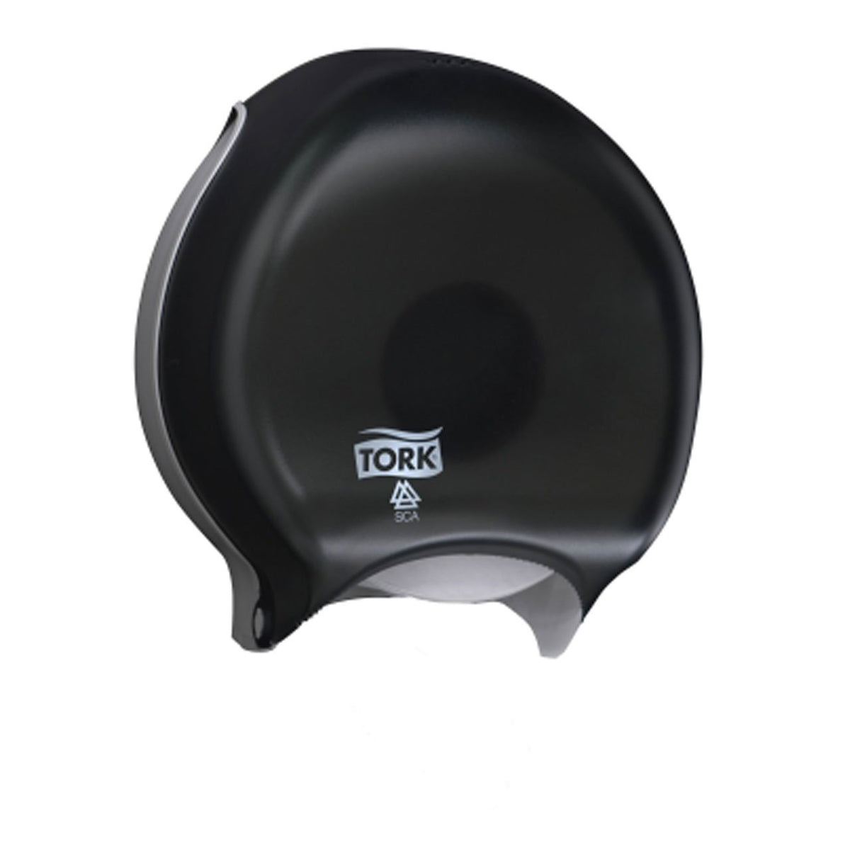 Toilet Tissue Single Jumbo Roll Dispenser by Tork – 9", Plastic, Smoke, Model 66TR