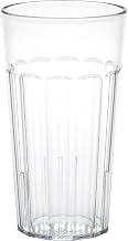Cambro NT16152 Newport Tumbler fluted 16.4 oz. clear - Case of 36