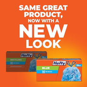 Hefty 60 Count (Pack of 6) / Blue / 1 Trash Bags