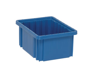 Dividable Grid Storage Container by QUANTUM STORAGE SYSTEMS – 11L x 9W x 5H, 448.0 cubic_inches, Plastic, Blue, Pack of 20