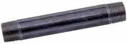 1" x 4" Pipe Nipple, Black Steel, 150 PSI, Lead Free