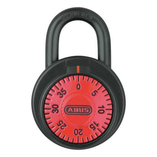 Combination Padlock by ABUS – Silver, Model 78/50 Red