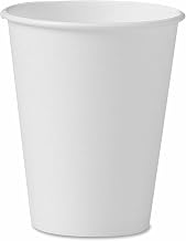 Solo 378W-2050 8 oz White SSP Paper Hot Cup (Case of 1000)
