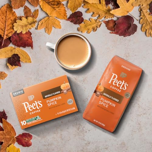 Peet's Coffee Pumpkin Spice / 10 Count (Pack of 1) / Pumpkin Single-Serve Capsules & Pods