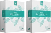 Neenah Cardstock, Mediumweight, 365 Sheets, 90 lb/163 gsm, 94 Brightness, 8.5" x 11" - MORE SHEETS! (91634), 1 Ream (Pack of 2)