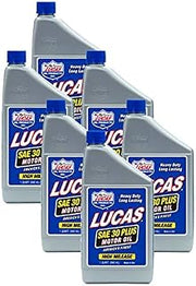 Lucas Oil 10053 SAE 30W Petroleum Motor Oil - 1 Quart Bottle (6 Pack)
