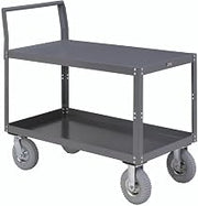 Two Shelf Unassembled Heavy Duty Service Cart by Global Industrial – Steel, Gray, Model 752258