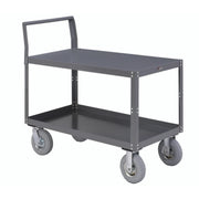 Two Shelf Unassembled Heavy Duty Service Cart by Global Industrial – Steel, Gray, Model 752258