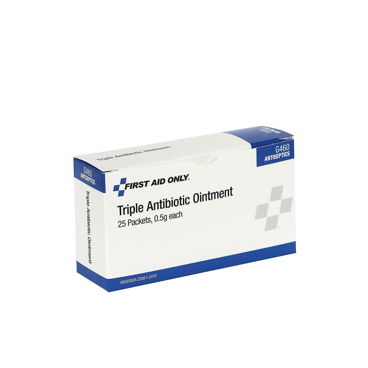 Triple Antibiotic Ointment Packets by First Aid Only – 25 Packets, 100% First Aid Only, Assorted, Model G460