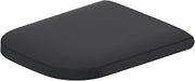 Duravit 0064591300 Happy D.2 Elongated Closed-Front Toilet Seat with Soft Close and Quick Release - Anthracite Matte