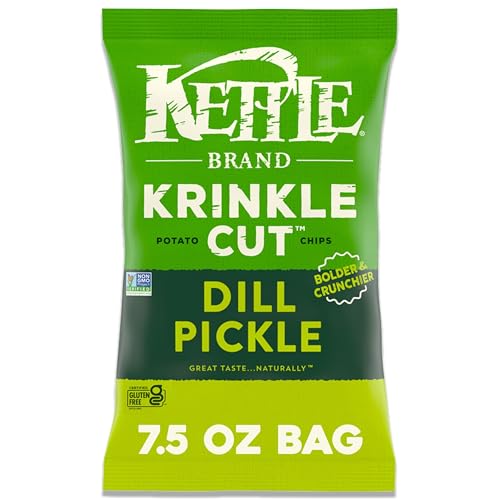 Kettle Brand Dill Pickle / 7.5 Ounce (Pack of 1) / 1 Potato