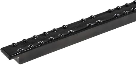 HUBERT Black Melamine Short Adaptor Bar - 3/5"W x 12 2/5"L