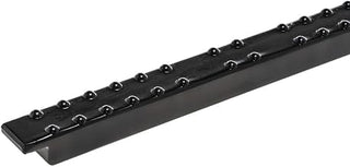 HUBERT Black Melamine Short Adaptor Bar - 3/5"W x 12 2/5"L