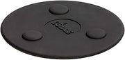 Lodge Dishwasher Safe Silicone Magnetic Trivet, 5 Inches, Black