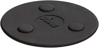 Lodge Dishwasher Safe Silicone Magnetic Trivet, 5 Inches, Black