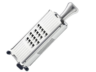 Rosle Kitchen Collection Stainless Steel Grater/Slicer Coarse Stainless by Rösle – 25 x 8,5 x 8,5 cm, Stainless Steel, Silver, Model 95009