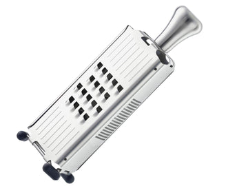 Rosle Kitchen Collection Stainless Steel Grater/Slicer Coarse Stainless by Rösle – 25 x 8,5 x 8,5 cm, Stainless Steel, Silver, Model 95009