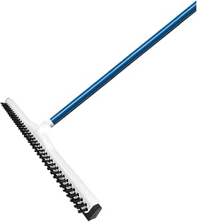 Ettore 48240 Wipe'n Dry Floor Squeegee w/ Splash Guards and Brush, 18-Inch (Pack of 6)