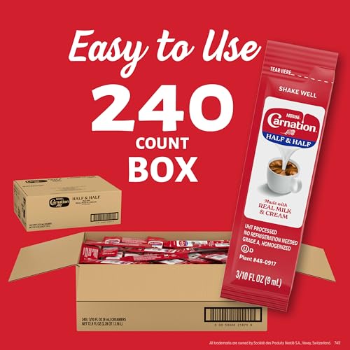 Coffee Mate Half&Half / 0.304 Fl Oz (Pack of 240) / 240 Half & Half