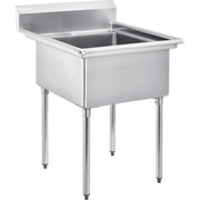 Stainless Steel Utility Sink W/10" by Global Industrial – Stainless Steel, Model C1T242412