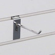 4" Chrome Slatwall Hooks | Provides a simple way to display hanging merchandise