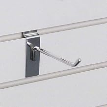 4" Chrome Slatwall Hooks | Provides a simple way to display hanging merchandise