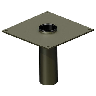 OZ Lifting Socket Base for use with COMPOZITE Davit Crane by OZ Lifting Products – Gold, Model OZSOC1