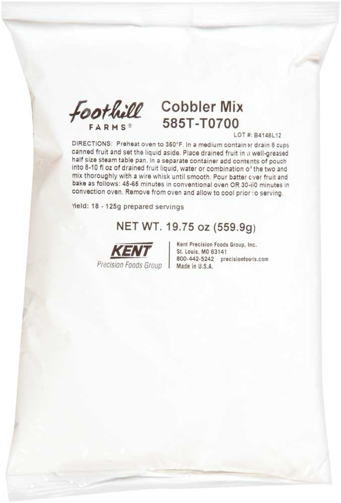 Dessert Cobbler Mix - 19.75 Oz -- 12 Case by Precision Foods – Pack of 12