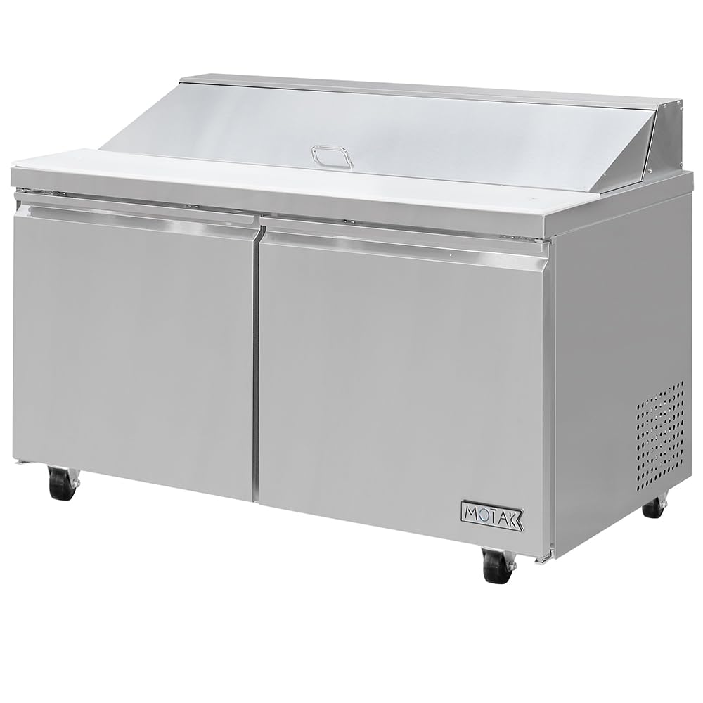 60 1/5" Sandwich/Salad Prep Table w/Refrigerated Base by MOTAK – 65.35x34.65x45.67, In Description, Check Images, Model MST-60-X