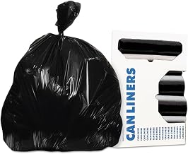 AccuFit H6045TKR01 Can LIner, Accufit, 23 Gal.9mil, 30-Inch x45-Inch, 10RL/CT, Black