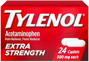 Tylenol Extra Strength Pain Reliever, 24 Caplets Pack of 3