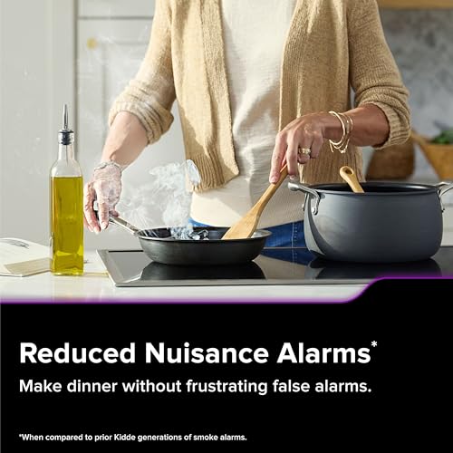 Kidde Smart Smoke & Carbon Monoxide Detector / 5 Inches / White Combination Smoke & Carbon Monoxide Detectors
