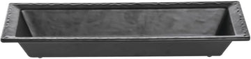 Serving Bowl Melamine Slate Black - 15"L x 6"W x 2"H