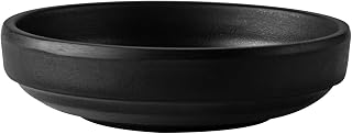 CAC Melamine Small Dish Round Stackable Matte Black 5.5oz 4-1/2", Box of 72