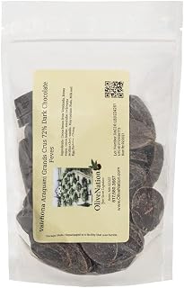 VALRHONA 72% Araguani Dark Chocolate Feve from OliveNation - 1/2 pound